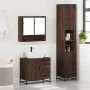 Set de muebles baño 3 pzas madera contrachapada roble marrón by , Bathroom furniture - Ref: Foro24-3301109, Price: 285,68 €, ...