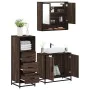 Set de muebles baño 3 pzas madera contrachapada roble marrón von , Badezimmermöbel - Ref: Foro24-3301039, Preis: 217,27 €, Ra...