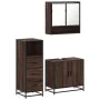 Set de muebles baño 3 pzas madera contrachapada roble marrón von , Badezimmermöbel - Ref: Foro24-3301039, Preis: 217,27 €, Ra...