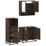 Set de muebles baño 3 pzas madera contrachapada roble marrón von , Badezimmermöbel - Ref: Foro24-3301039, Preis: 217,27 €, Ra...