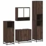 Set de muebles baño 4 pzas madera contrachapada roble marrón von , Badezimmermöbel - Ref: Foro24-3301219, Preis: 327,10 €, Ra...