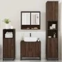Set de muebles baño 4 pzas madera contrachapada roble marrón von , Badezimmermöbel - Ref: Foro24-3301219, Preis: 327,10 €, Ra...