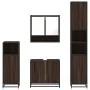 Set de muebles baño 4 pzas madera contrachapada roble marrón von , Badezimmermöbel - Ref: Foro24-3301219, Preis: 327,10 €, Ra...