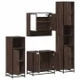 Set de muebles baño 4 pzas madera contrachapada roble marrón von , Badezimmermöbel - Ref: Foro24-3301219, Preis: 327,10 €, Ra...