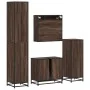 Set de muebles baño 4 pzas madera contrachapada roble marrón von , Badezimmermöbel - Ref: Foro24-3301219, Preis: 327,10 €, Ra...