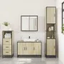 Set de muebles de baño 3 pzas madera contrachapada roble Sonoma von , Badezimmermöbel - Ref: Foro24-3301011, Preis: 228,85 €,...