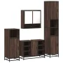 Set de muebles baño 4 pzas madera contrachapada roble marrón von , Badezimmermöbel - Ref: Foro24-3301244, Preis: 396,02 €, Ra...