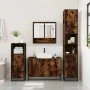 Set de muebles baño 3 pzas madera contrachapada roble ahumado by , Bathroom furniture - Ref: Foro24-3301102, Price: 294,04 €,...
