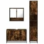 Set de muebles baño 3 pzas madera contrachapada roble ahumado by , Bathroom furniture - Ref: Foro24-3301102, Price: 294,04 €,...
