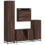Set de muebles baño 4 pzas madera contrachapada roble marrón by , Bathroom furniture - Ref: Foro24-3301194, Price: 387,87 €, ...