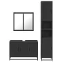 Juego de muebles de baño 3 pzas madera contrachapada negro von , Badezimmermöbel - Ref: Foro24-3301070, Preis: 313,91 €, Raba...