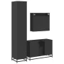 Juego de muebles de baño 3 pzas madera contrachapada negro von , Badezimmermöbel - Ref: Foro24-3301070, Preis: 313,91 €, Raba...