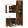 Set de muebles baño 3 pzas madera contrachapada roble ahumado von , Badezimmermöbel - Ref: Foro24-3301087, Preis: 289,52 €, R...