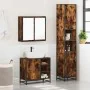 Set de muebles baño 3 pzas madera contrachapada roble ahumado von , Badezimmermöbel - Ref: Foro24-3301087, Preis: 289,52 €, R...
