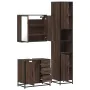 Set de muebles baño 3 pzas madera contrachapada roble marrón by , Bathroom furniture - Ref: Foro24-3301079, Price: 275,98 €, ...