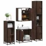 Set de muebles baño 4 pzas madera contrachapada roble marrón von , Badezimmermöbel - Ref: Foro24-3301189, Preis: 315,66 €, Ra...