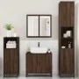 Set de muebles baño 4 pzas madera contrachapada roble marrón von , Badezimmermöbel - Ref: Foro24-3301189, Preis: 315,66 €, Ra...