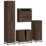 Set de muebles baño 4 pzas madera contrachapada roble marrón von , Badezimmermöbel - Ref: Foro24-3301189, Preis: 315,66 €, Ra...
