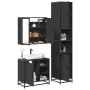 Juego de muebles de baño 3 pzas madera contrachapada negro de , Muebles de baño - Ref: Foro24-3301085, Precio: 305,03 €, Desc...