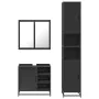 Juego de muebles de baño 3 pzas madera contrachapada negro de , Muebles de baño - Ref: Foro24-3301085, Precio: 305,03 €, Desc...