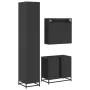 Juego de muebles de baño 3 pzas madera contrachapada negro de , Muebles de baño - Ref: Foro24-3301085, Precio: 305,03 €, Desc...