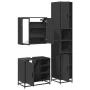Juego de muebles de baño 3 pzas madera contrachapada negro de , Muebles de baño - Ref: Foro24-3301085, Precio: 305,03 €, Desc...