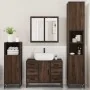 Set de muebles baño 4 pzas madera contrachapada roble marrón von , Badezimmermöbel - Ref: Foro24-3301204, Preis: 422,18 €, Ra...