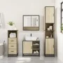 Set de muebles de baño 3 pzas madera contrachapada roble Sonoma von , Badezimmermöbel - Ref: Foro24-3301116, Preis: 286,50 €,...