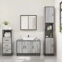 Set de muebles de baño 3 pzas madera contrachapada gris sonoma von , Badezimmermöbel - Ref: Foro24-3301013, Preis: 253,17 €, ...