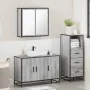 Set de muebles de baño 3 pzas madera contrachapada gris sonoma von , Badezimmermöbel - Ref: Foro24-3301013, Preis: 253,17 €, ...