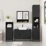 Juego de muebles de baño 3 pzas madera contrachapada negro by , Bathroom furniture - Ref: Foro24-3301100, Price: 309,43 €, Di...
