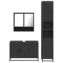 Juego de muebles de baño 3 pzas madera contrachapada negro by , Bathroom furniture - Ref: Foro24-3301100, Price: 309,43 €, Di...