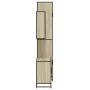 Set de muebles de baño 3 pzas madera contrachapada roble Sonoma by , Bathroom furniture - Ref: Foro24-3301066, Price: 281,66 ...