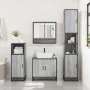 Set de muebles de baño 3 pzas madera contrachapada gris sonoma by , Bathroom furniture - Ref: Foro24-3301098, Price: 282,23 €...