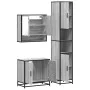 Set de muebles de baño 3 pzas madera contrachapada gris sonoma by , Bathroom furniture - Ref: Foro24-3301098, Price: 282,23 €...