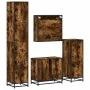 Set de muebles baño 4 pzas madera contrachapada roble ahumado von , Badezimmermöbel - Ref: Foro24-3301227, Preis: 427,15 €, R...