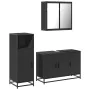 Juego de muebles de baño 3 pzas madera contrachapada negro von , Badezimmermöbel - Ref: Foro24-3300950, Preis: 238,33 €, Raba...