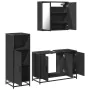 Juego de muebles de baño 3 pzas madera contrachapada negro von , Badezimmermöbel - Ref: Foro24-3300950, Preis: 238,33 €, Raba...