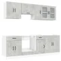 Mueble cocina Kalmar gris hormigón 8 pzas madera contrachapada de , Armarios de cocina - Ref: Foro24-3314825, Precio: 553,43 ...