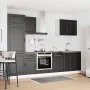 Mueble de cocina Kalmar negra 7 piezas madera contrachapada von , Küchenschränke - Ref: Foro24-3314782, Preis: 621,95 €, Raba...