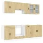 Mueble cocina Kalmar roble sonoma 8 pzas madera contrachapada von , Küchenschränke - Ref: Foro24-3314844, Preis: 525,44 €, Ra...
