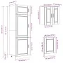 Mueble de cocina Kalmar negra 8 piezas madera contrachapada von , Küchenschränke - Ref: Foro24-3314812, Preis: 670,32 €, Raba...