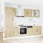 Mueble cocina Kalmar roble sonoma 8 pzas madera contrachapada de , Armarios de cocina - Ref: Foro24-3314804, Precio: 598,15 €...