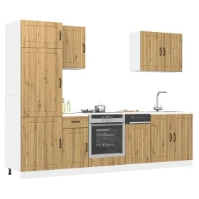 Mueble de cocina Kalmar 7 piezas artesanal roble de , Armarios de cocina - Ref: Foro24-3314780, Precio: 584,78 €, Descuento: %