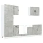 Mueble cocina Kalmar gris hormigón 7 pzas madera contrachapada von , Küchenschränke - Ref: Foro24-3314775, Preis: 566,81 €, R...