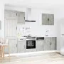 Mueble cocina Kalmar gris hormigón 7 pzas madera contrachapada von , Küchenschränke - Ref: Foro24-3314775, Preis: 566,81 €, R...
