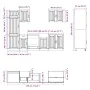 Mueble cocina Kalmar gris hormigón 7 pzas madera contrachapada von , Küchenschränke - Ref: Foro24-3314775, Preis: 566,81 €, R...