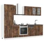 Mueble cocina Kalmar roble ahumado 8 pzas madera contrachapada de , Armarios de cocina - Ref: Foro24-3314806, Precio: 616,99 ...