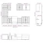 Mueble cocina Kalmar roble ahumado 8 pzas madera contrachapada de , Armarios de cocina - Ref: Foro24-3314806, Precio: 616,99 ...
