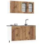 Mueble cocina Kalmar madera vieja 4 pzas madera contrachapada by , Kitchen cabinets - Ref: Foro24-3314859, Price: 318,15 €, D...